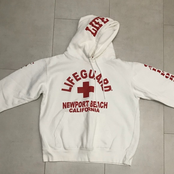 beach lifeguard hoodie